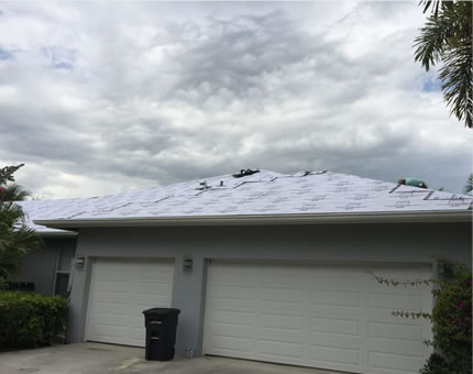 flat foam roof repair